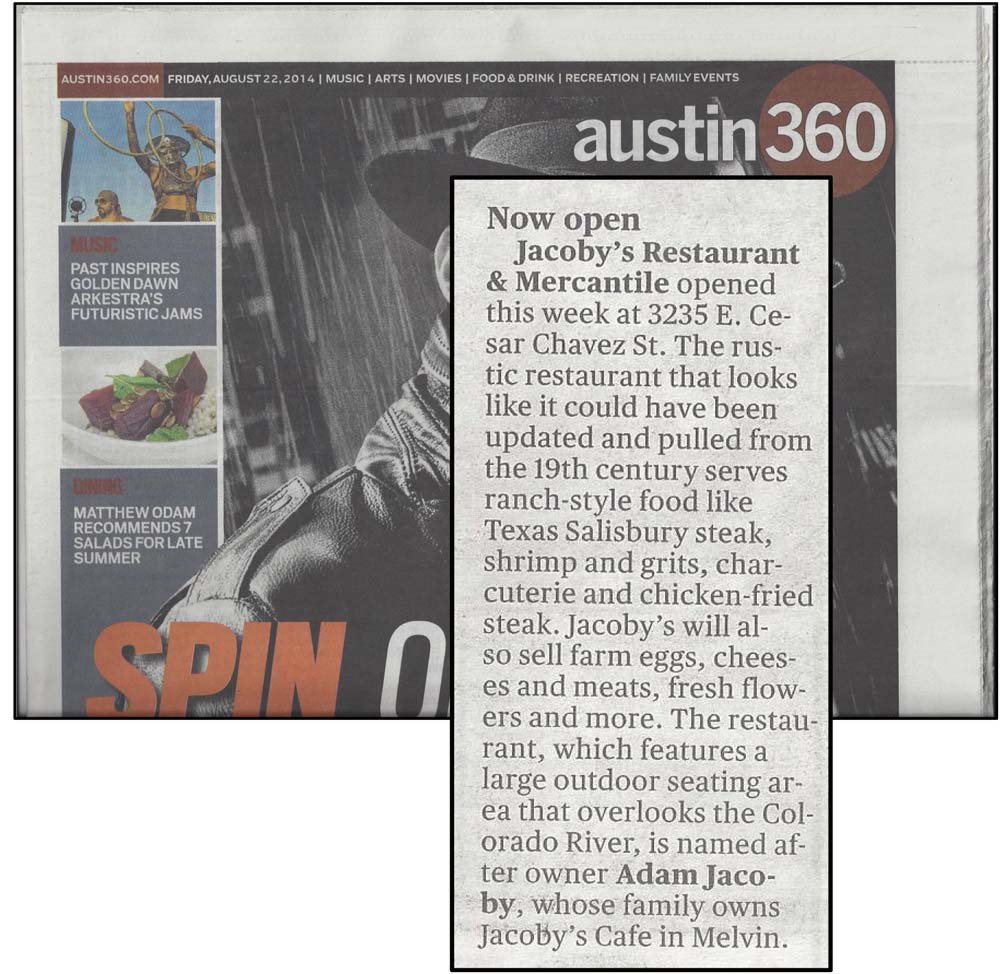 Austin 360 | Jacoby's Press